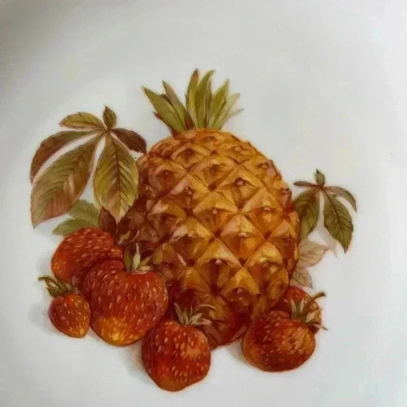 Vintage Thomas China made in Bavaria, 2 autumn harvest design with gold trim - Picture 2 of 5